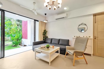 cozy 1br with pool only 1km from candolim beach