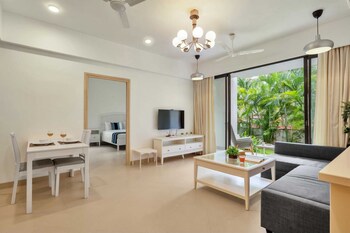 cozy 1br with pool only 1km from candolim beach