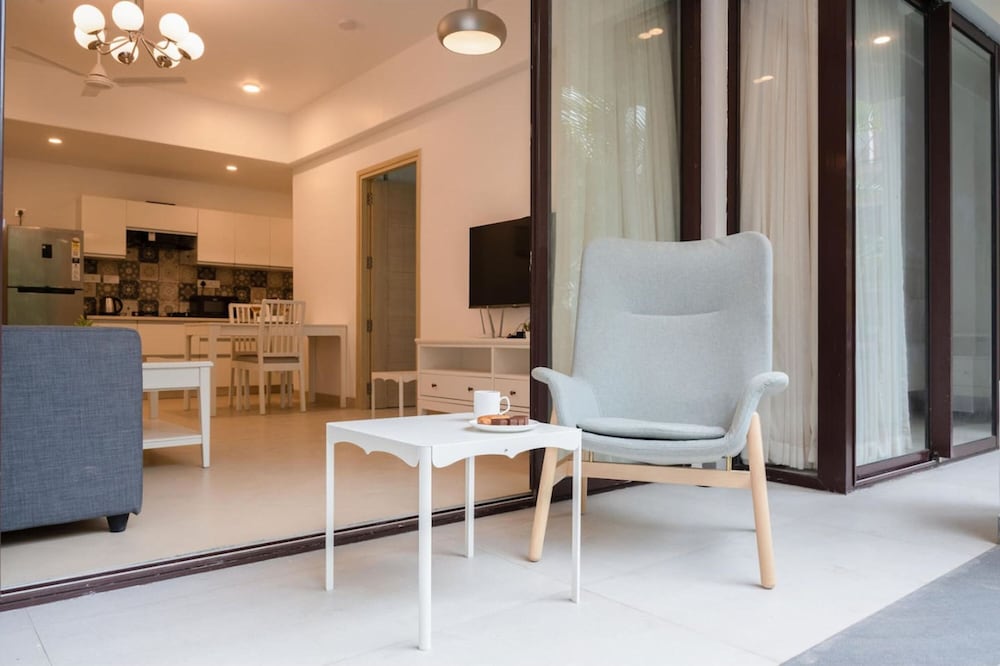 cozy 1br with pool only 1km from candolim beach