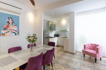 2bhk w pvt pool 10 mins from beach villa venus