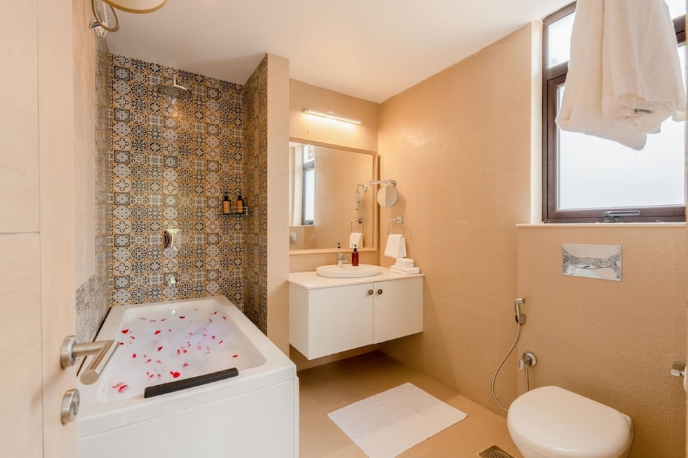 spacious 3 br apartment with pool in candolim