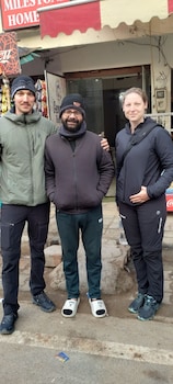 sunrise homestay agra rooftop view taj mahal