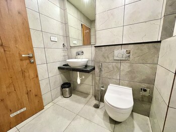 hotel rockbay near sea beach and temple