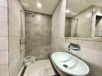 hotel rockbay near sea beach and temple