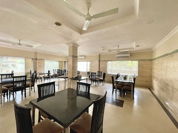 hotel rockbay near sea beach and temple