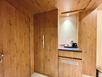 hotel rockbay near sea beach and temple