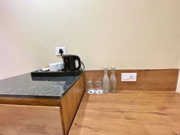 hotel rockbay near sea beach and temple