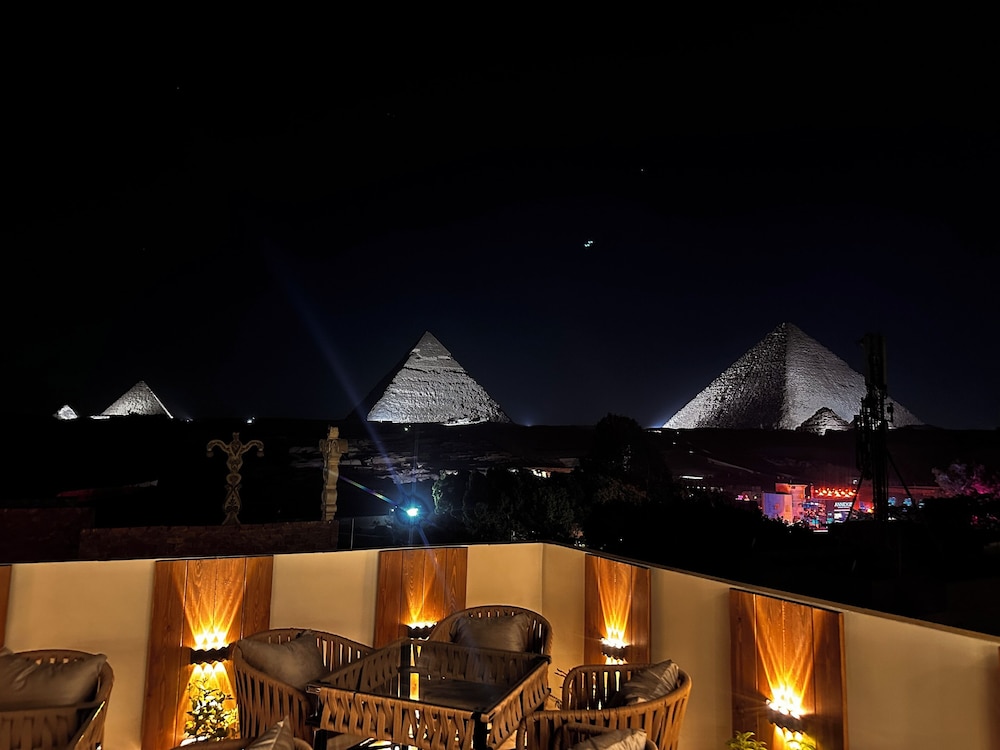 pyramids on the spot view