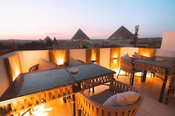 pyramids on the spot view