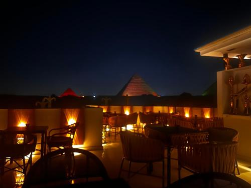 pyramids on the spot view