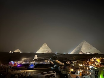 pyramids island