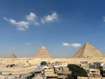 pyramids island