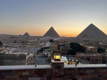pyramids island
