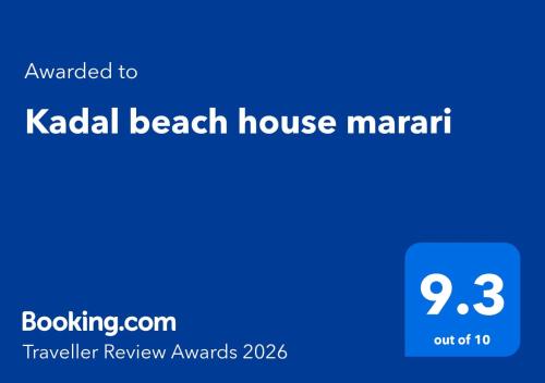 kadal beach house marari