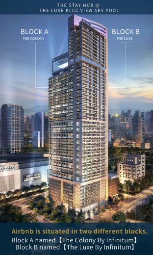 the colony luxe klcc view sky pool