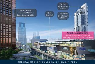 the colony luxe klcc view sky pool