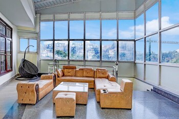 blissful mountain view near mall road