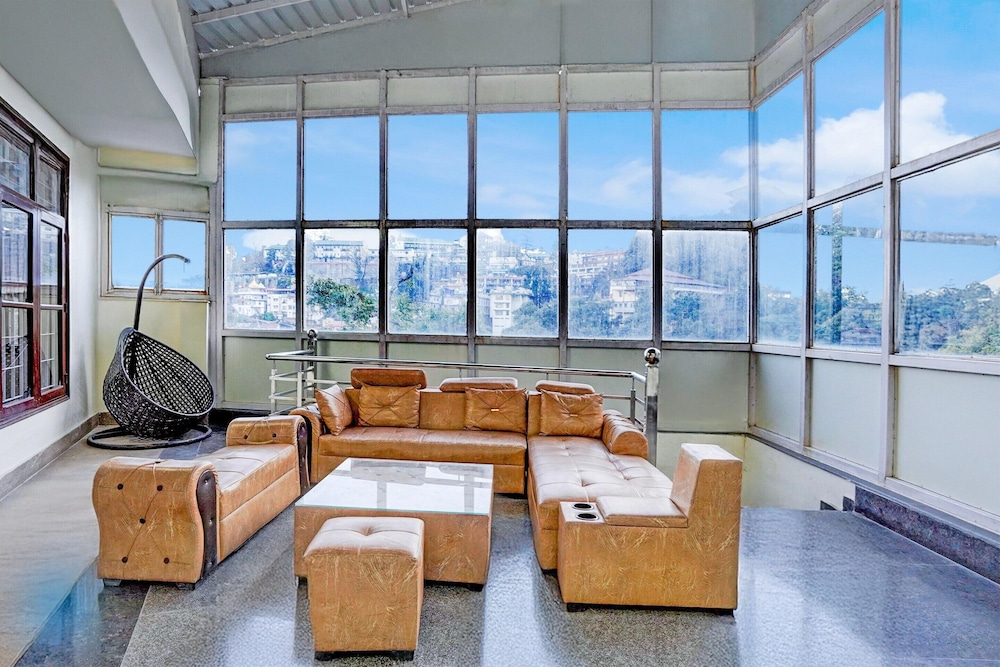 blissful mountain view near mall road