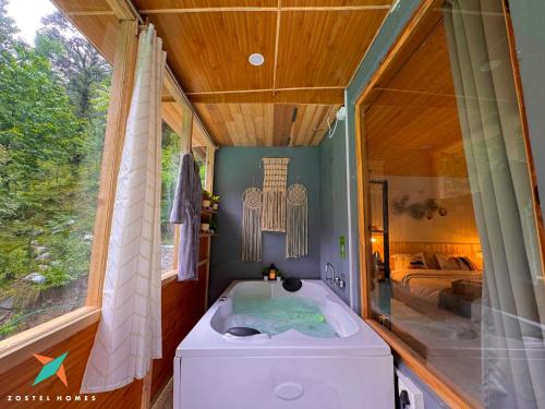 zostel homes tirthan gushaini