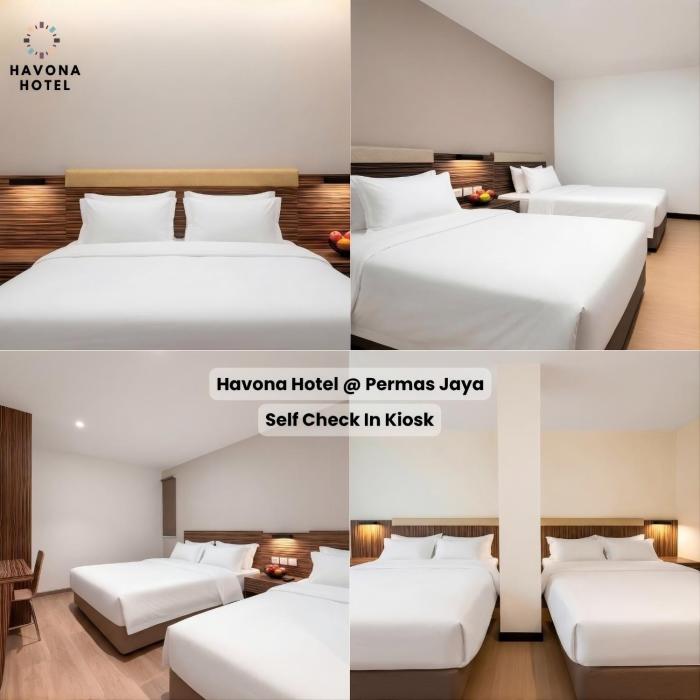 havona hotel permas jaya self check in