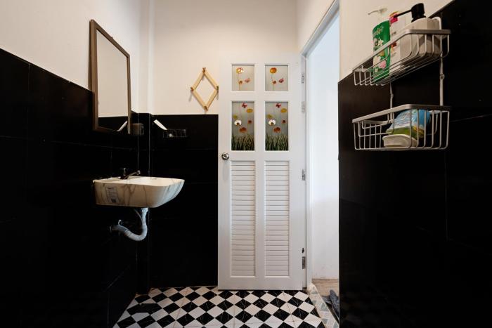 beachfront villa with sunset