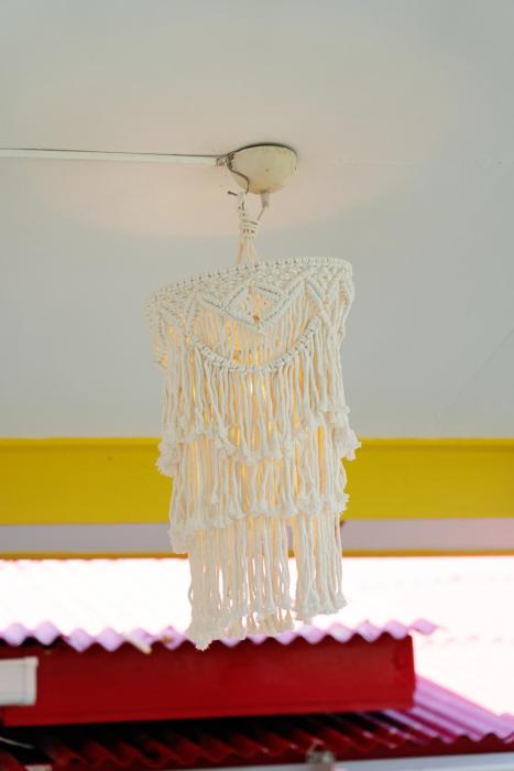 beachfront villa with sunset