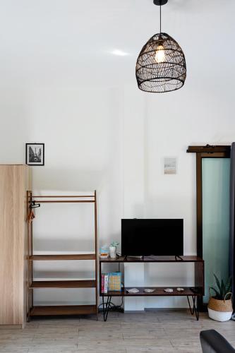 beachfront villa with sunset