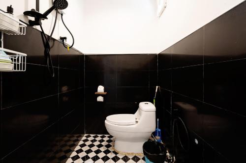 beachfront villa with sunset