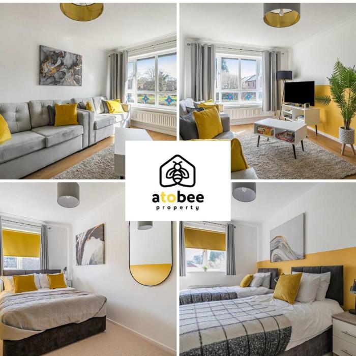 stylish 2br apartment near mcr airport