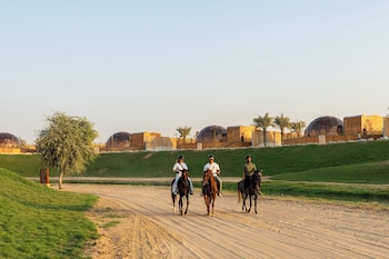 al marmoom oasis luxury experiential desert domes