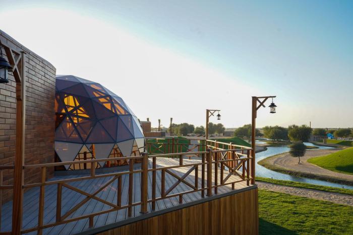 al marmoom oasis luxury experiential desert domes
