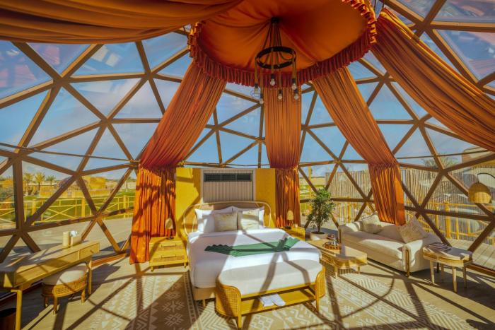 al marmoom oasis luxury experiential desert domes