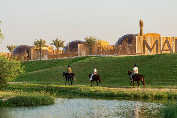al marmoom oasis luxury experiential desert domes