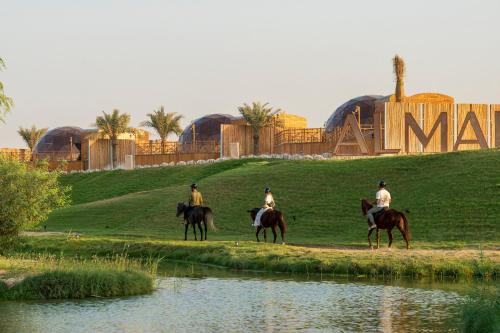 al marmoom oasis luxury experiential desert domes