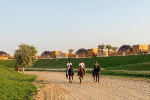 al marmoom oasis luxury experiential desert domes