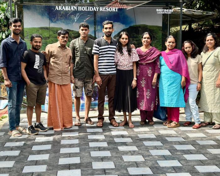 arabian holiday resort at calvary mount idukki