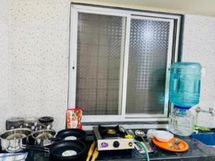 1 bhk flat with free wi fi kitchen