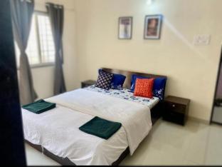1 bhk flat with free wi fi kitchen