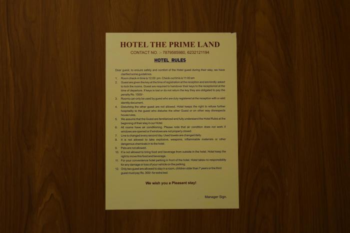 hotel the prime land