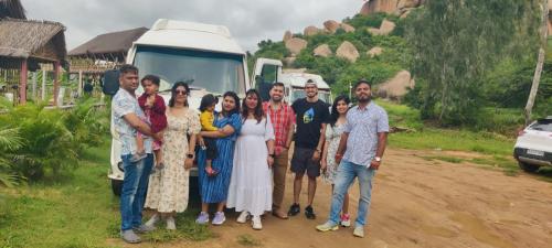 hill stone view hampi
