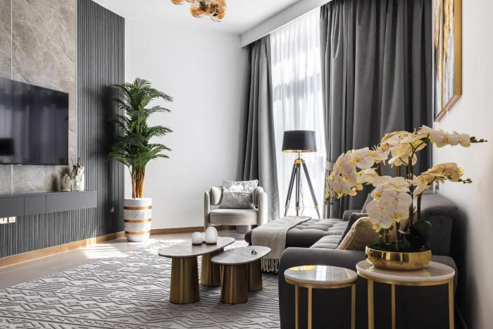 simply comfort in missoni top floor with sea canal and burj khalifa views
