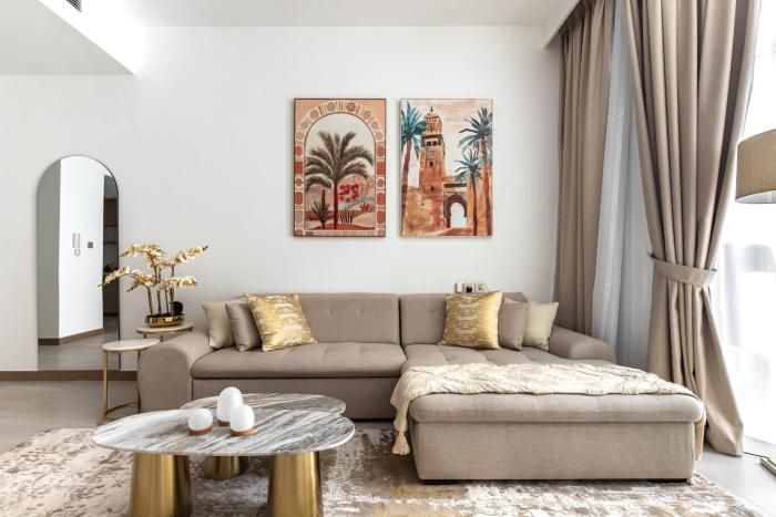 simply comfort in missoni top floor with sea canal and burj khalifa views