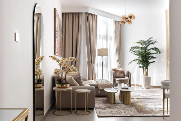 simply comfort in missoni top floor with sea canal and burj khalifa views