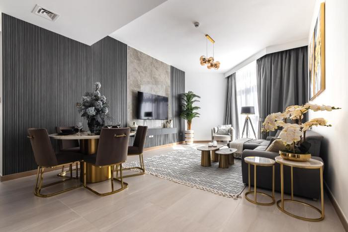 simply comfort in missoni top floor with sea canal and burj khalifa views