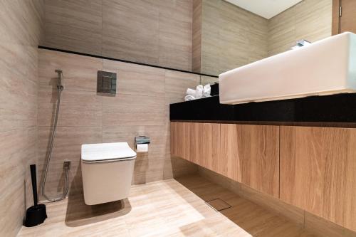 simply comfort in missoni top floor with sea canal and burj khalifa views