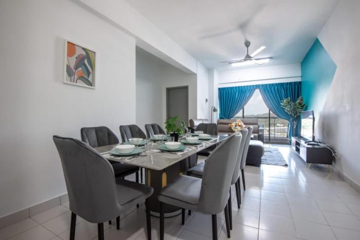 modern 3br near danga bay jb free parking