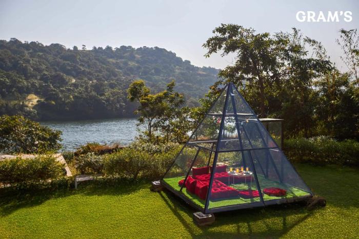 grams at shivom pawna lake by stayvista