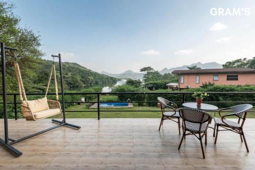 grams at shivom pawna lake by stayvista