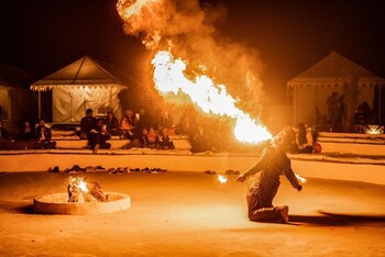 sand world desert camp