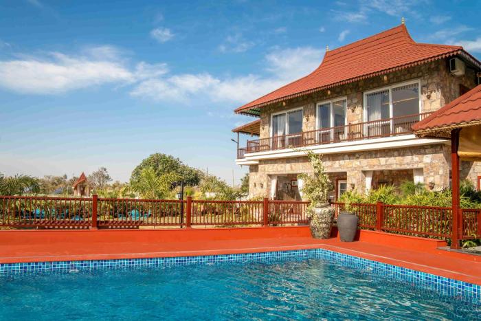 geeta bagh luxury private pool villa in pushkar